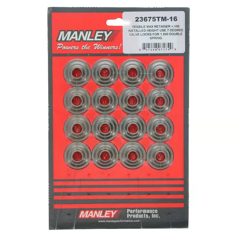 23705TM-16 – MANLEY PERF Valve Spring Retainer, 1.570 Inch Valve Spring Outer Diameter 1.440 Inch/ 1.140 Inch/ 0.745 ...